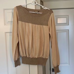 Ella Moss large sweater. Mainly silk and cashmere.